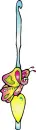 Crochet Hook Butterfly