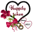 Happily taken since 2007