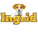 Puppy tongue out: Ingrid