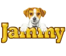 Puppy tongue out: Jammy