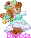 TEDDY BEAR WITH NAME BRENDA
