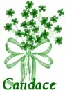 CLOVERS WITH NAME CANDACE