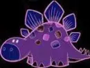 Purple dino