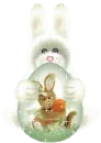 EASTER BUNNY WITH EGG