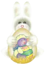 EASTER BUNNY WITH EGG
