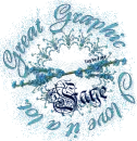 Distorted Blue Flowers Tag - Great Graphic. I Love it a Lot. Faye