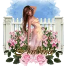 Beauty Among Roses - Andrea