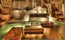 Glittery waterfall