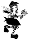 LIL GOTHIC FLOWER GIRL