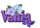 Purple Flower & Butterfly: Vania