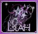 Leah Purple Glitter