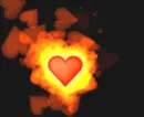 Firey lil heart