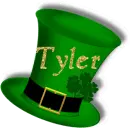 ST PATTYS HAT WITH NAME TYLER