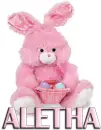PINK EASTER BUNNY: ALETHA