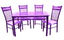 PURPLE DINING ROOM SET