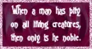 Pity on the Living