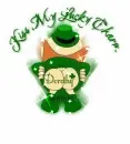 Kiss my lucky charm with name Dorothy