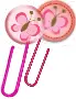 pink clips