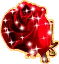 Sparkley Red Rose