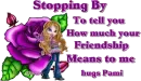 Bratz Doll hugs Pami