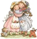 friends hugging