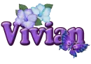 Purple Flower & Butterfly: Vivian
