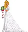 blonde bride doll