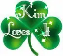 CLOVER WITH GILTTER WITH KIM LOVES IT