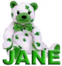 ST. PADDY'S TEDDY: JANE