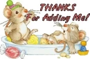 thanks for adding me 