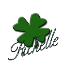 Richelle with shamrock 