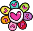 heart flower heart
