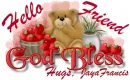 Hello Friend Hugs, JayaFrancis