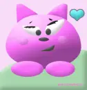 pink cat