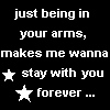 in your arms