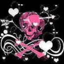 pink skull