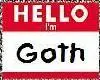 hello im goth
