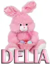 PINK EASTER BUNNY: DELIA