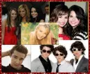 jb, miley, demi, selena, ashley, vanessa, shia, britney