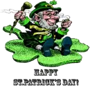 Leprechaun on Shamrock