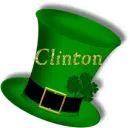 ST PATTYS HAT WITH NANE CLINTON
