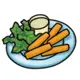 Fries and Sour Cream