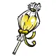 Yellow Heart Lolly