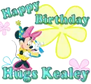 Happy Birthday- Hugs Kealey