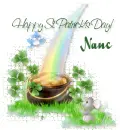 Happy St Patricks day Nanc