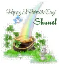 Happy St patricks day Shanel