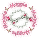 Distorted Rose Stem Tag - Maggie