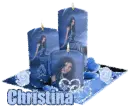 Candle Mystic Lady Blue - Christina
