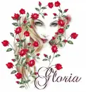 Gloria - Rose Lady Face Rainbow