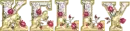 Glitter Gold Sparkling Roses Text - Kelly